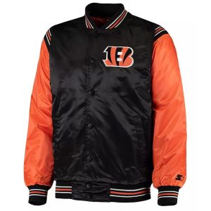 Cincinnati Bengals Enforcer Varsity Satin Jacket