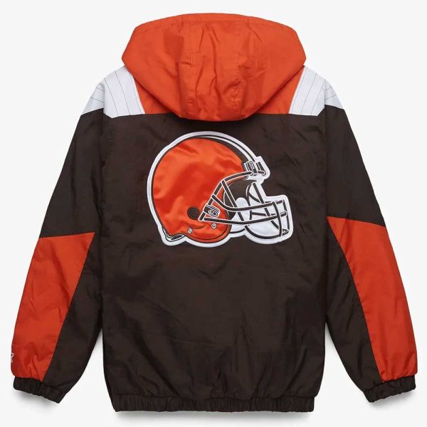Cleveland Browns Brown Pullover Jacket