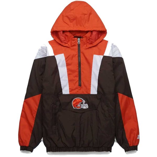 Cleveland Browns Pullover Brown Jacket