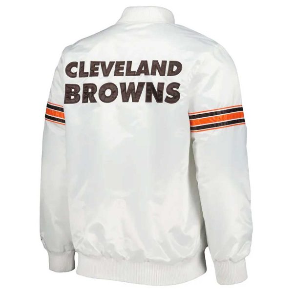 Cleveland Browns The Power Forward Satin Jacket