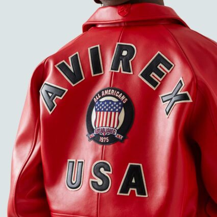 Icon Leather Jacket - Red