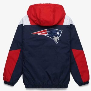 New England Patriots Red Pullover Jacket