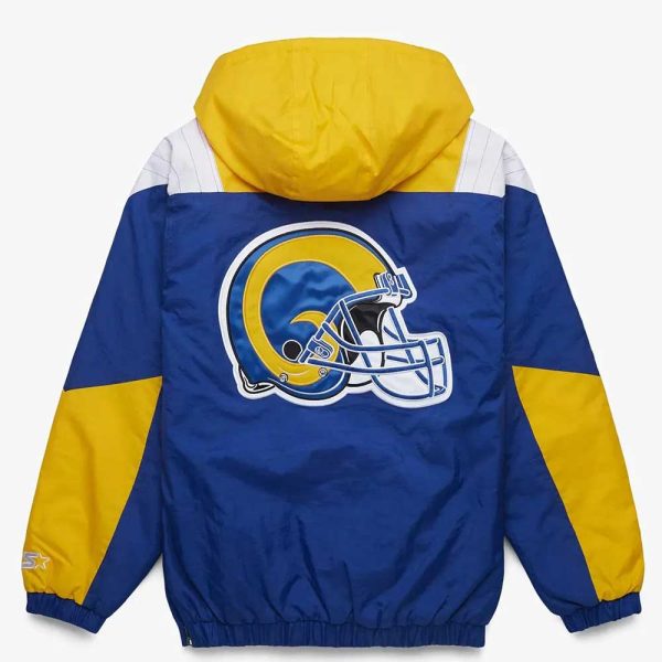 LA Rams Pullover Zip Jacket