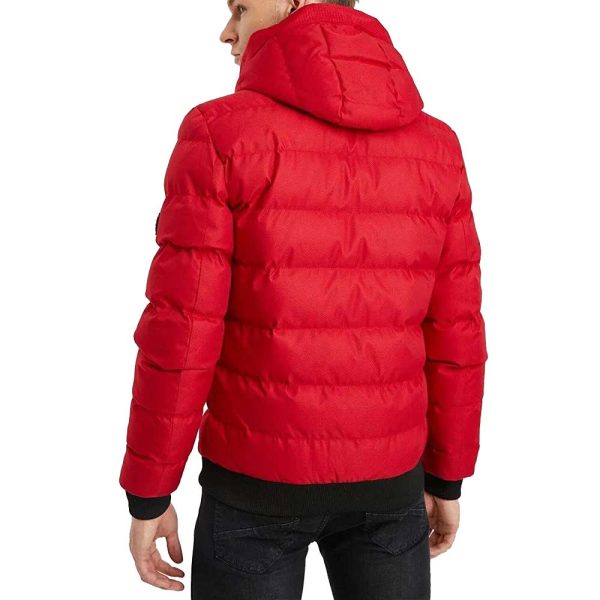 Men’s Bubble Hooded Jacket.