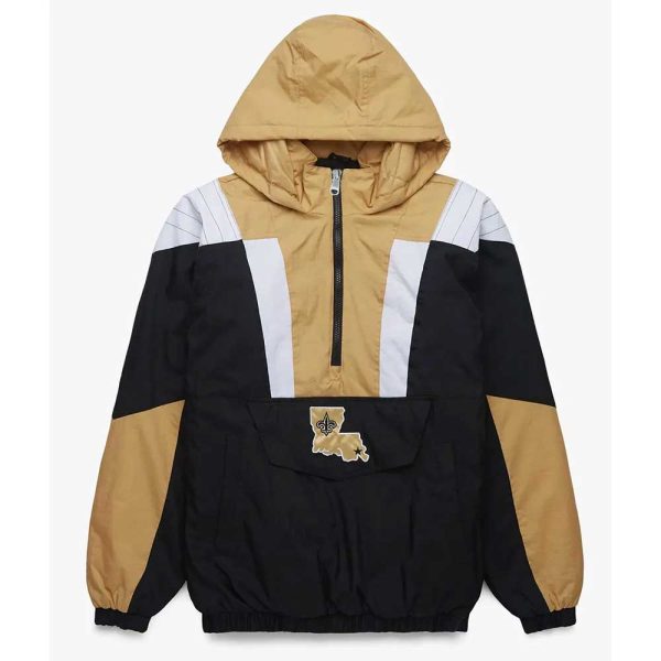 New Orleans Saints Pullover Black Jacket