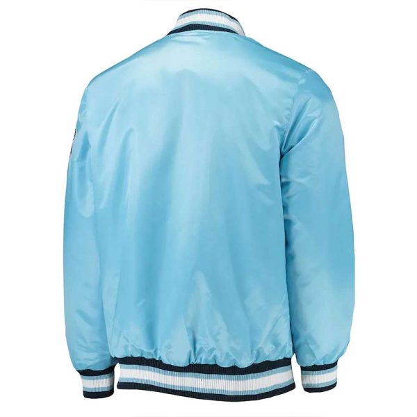 North Carolina Tar Heels Bomber Satin Jacket