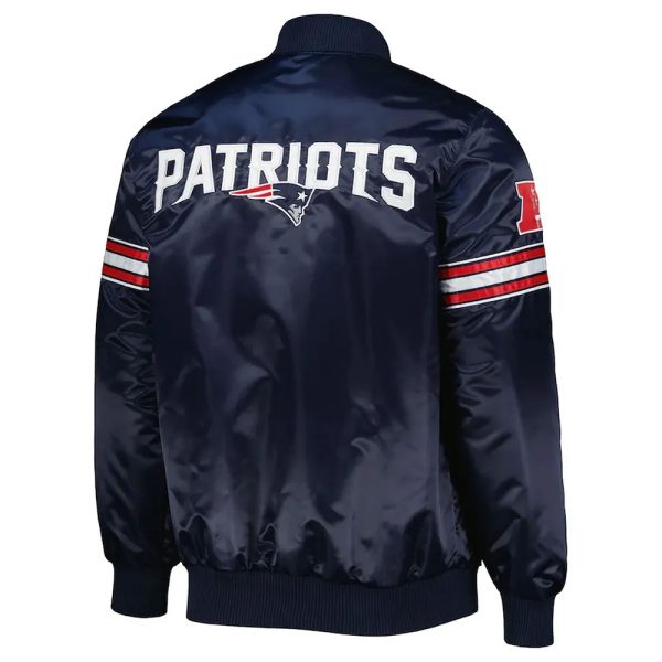 Pick and Roll New England Patriots Navy Blue Jacket