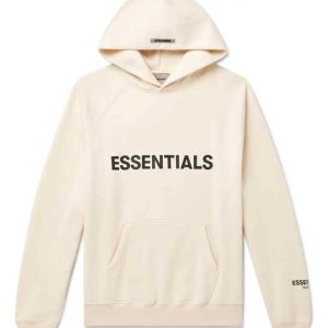 Pullover Essentials Fear of God Cream Hoodie