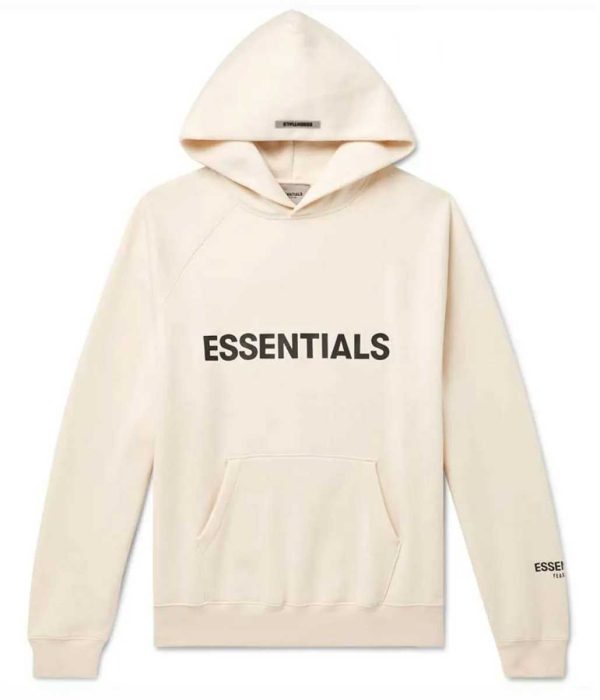 Pullover Essentials Fear of God Cream Hoodie