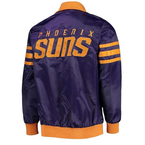 Purple The Captain II Phoenix Suns Varsity Jacket