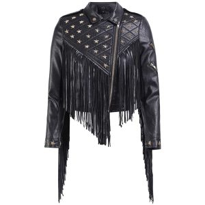 SX Spring Autumn Women Leather Jacket Short Biker Leather Jacket