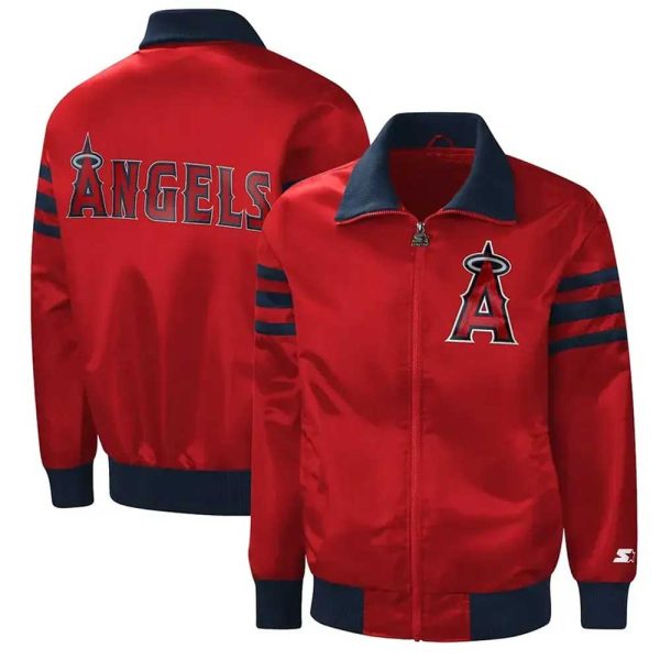 The Captain II LA Angels Red Satin Jacket