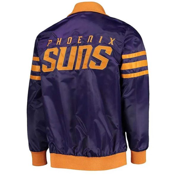 The Captain II Phoenix Suns Satin Varsity Jacket