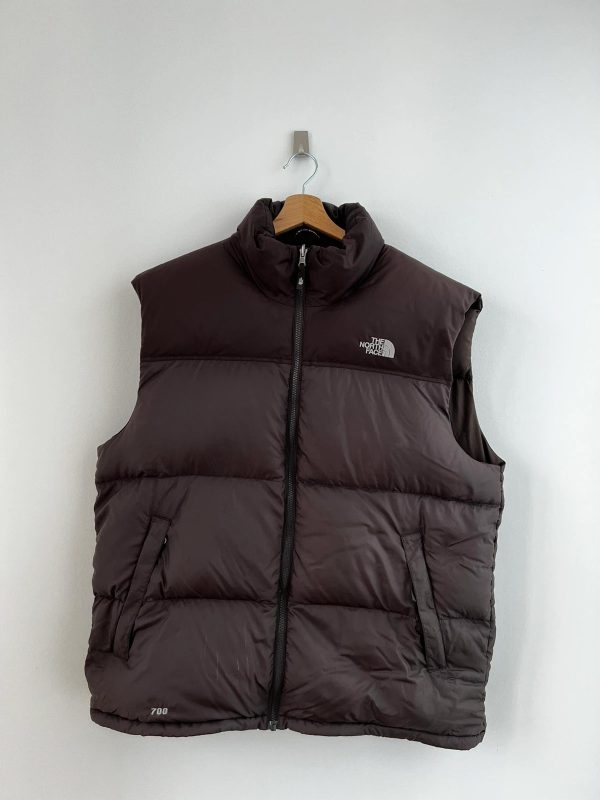 Brown North Face Puffer Vest