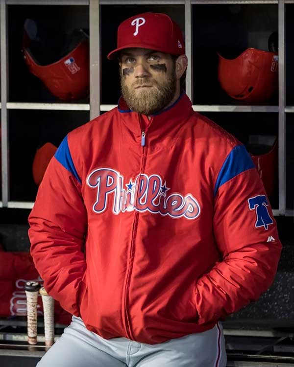 Bryce Harper Philadelphia Phillies Cotton Jacket