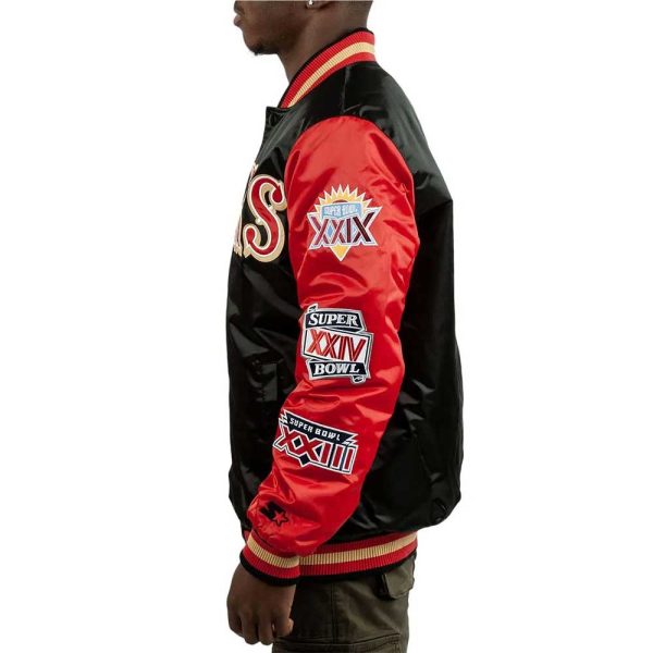 Champs Patches 49ers San Francisco Satin Jacket