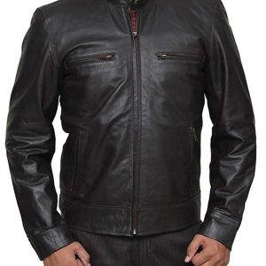 Chicago P.D. Season 10 Jason Beghe Black Leather Jacket