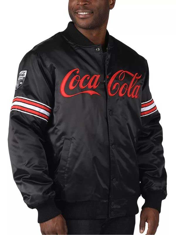 Coca Cola Black Bomber Jacket