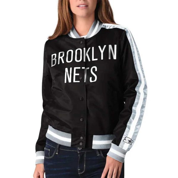 Competition Brooklyn Nets Satin Jacket