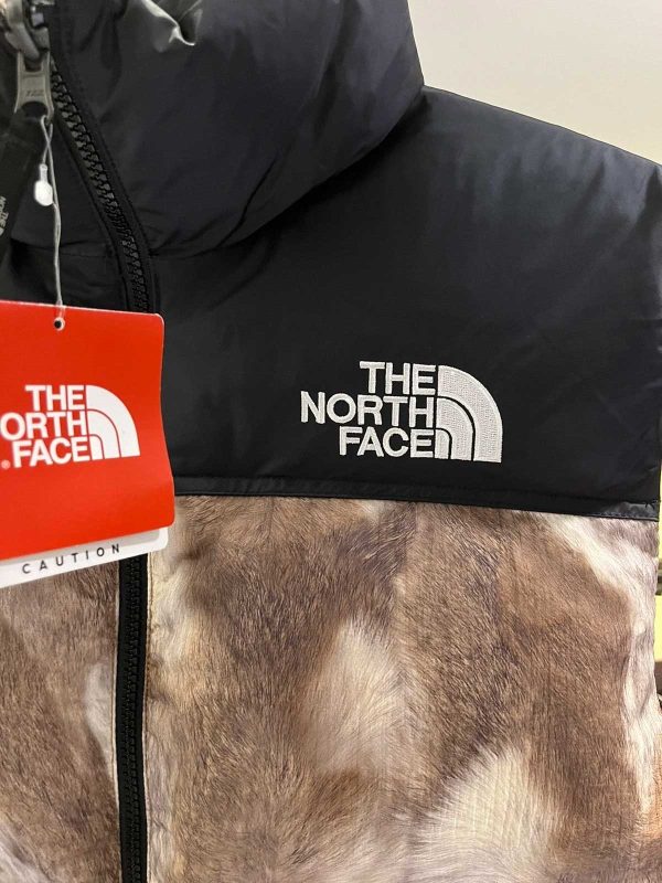 Cow Print North Face Jacket
