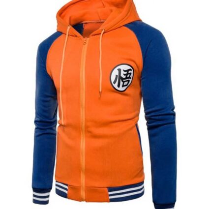 Goku Dragon Ball Zip Up Fleece Hoodie