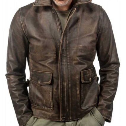 Indiana Jones Harrison Ford Genuine Leather Jacket