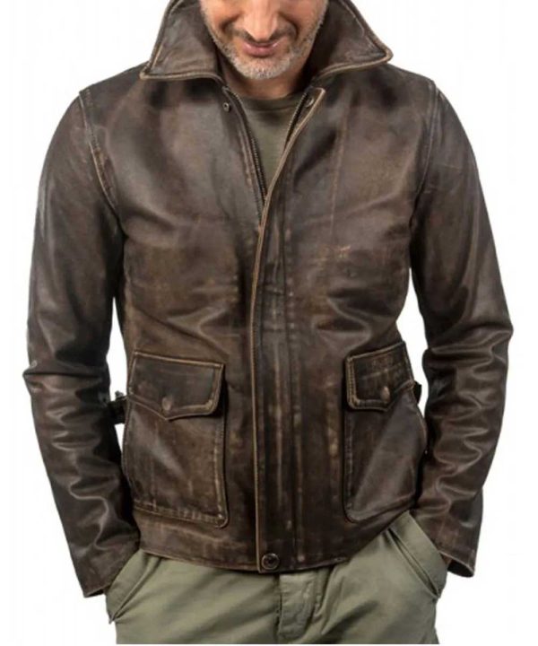 Indiana Jones Harrison Ford Genuine Leather Jacket