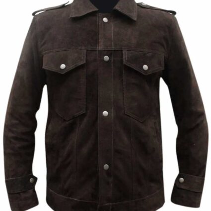 John Lennon The Beatles Suede Leather Jacket