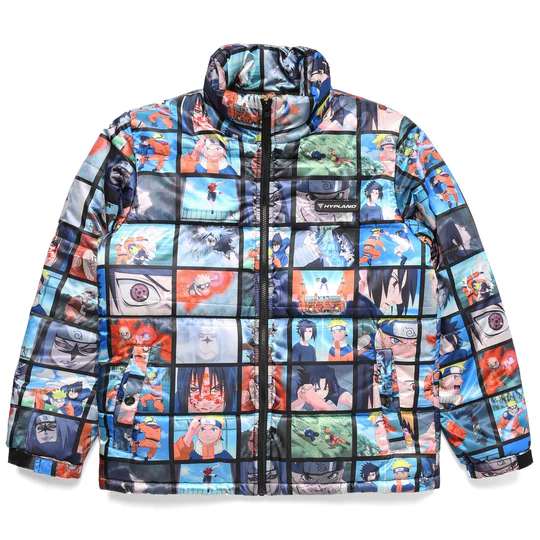 Naruto Vs Sasuke Scenes Polyester Jacket