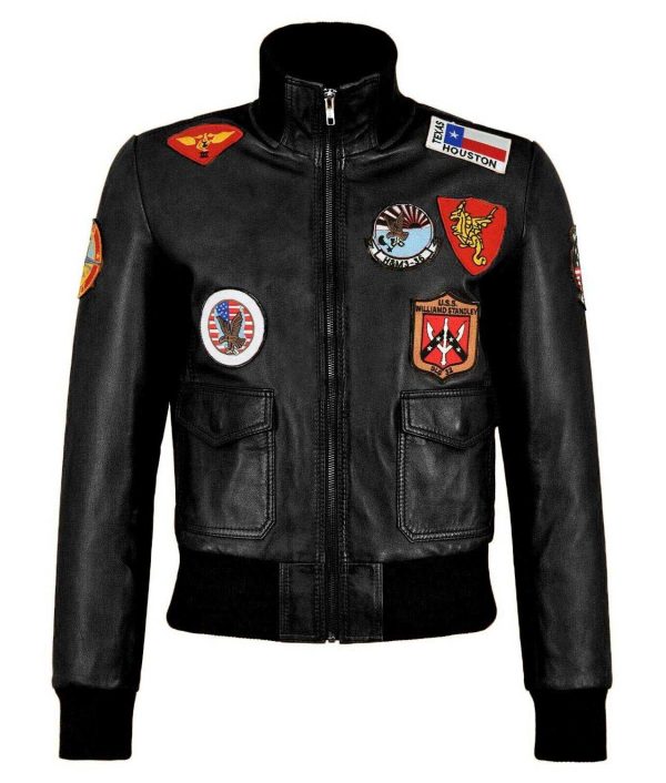 Navy Air Force Pilot Bomber Genuine Leather Jacket