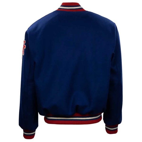 New York Giants 1932 Varsity Blue Wool Full-Button Jacket