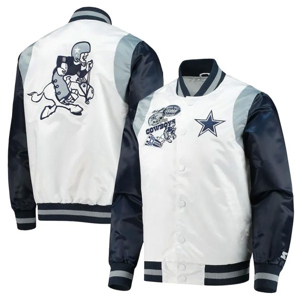Retro The All-american Dallas Cowboys Satin Jacket