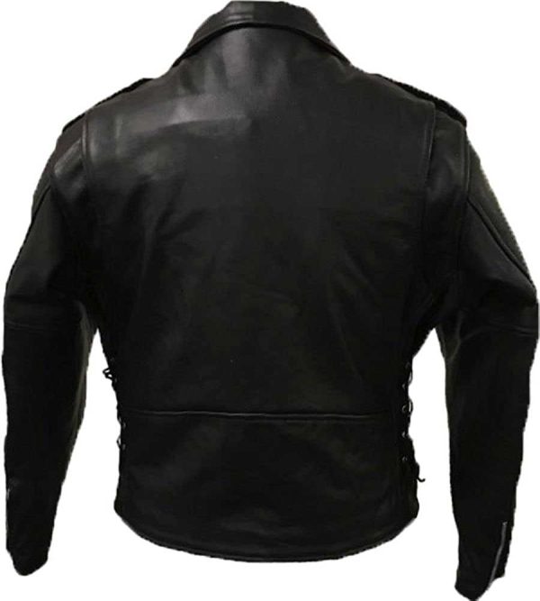 Stranger Things Season 4 Eddie Munson Black Biker Leather Jacket