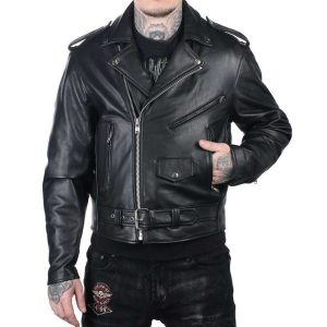 Stranger Things Season 4 Joseph Quinn Biker Leather Jacket