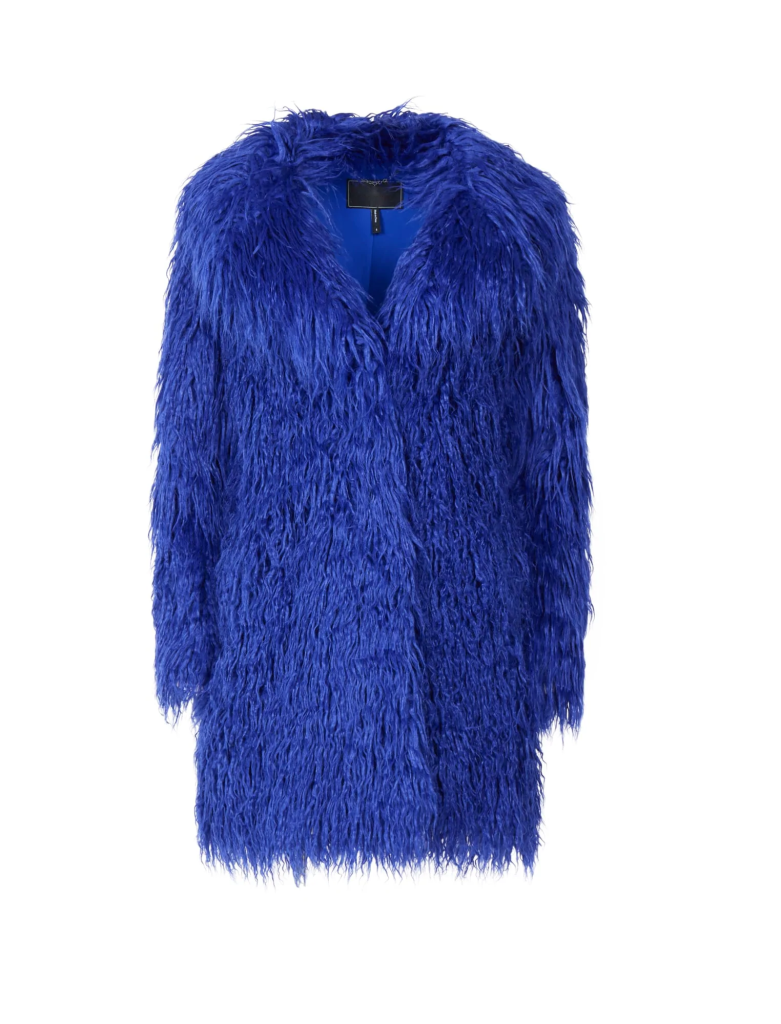 Taylor Swift Lavender Haze Song Blue Fur Coat - A2 Jackets