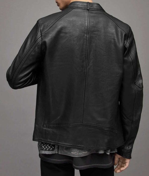 The Cleaning Lady S02 Arman Morales Black Leather Jacket