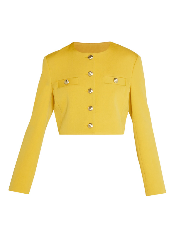 The Watcher 2022 Naomi Watts Wool Yellow Jacket