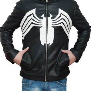 Tom Hardy Venom Eddie Brock Black Jacket