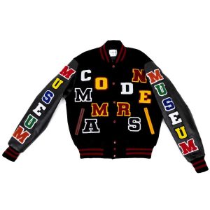 Unisex The Museum Black Washington Commanders Varsity Jacket