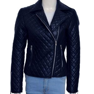 Vampire Academy Zoey Deutch Black Leather Jacket