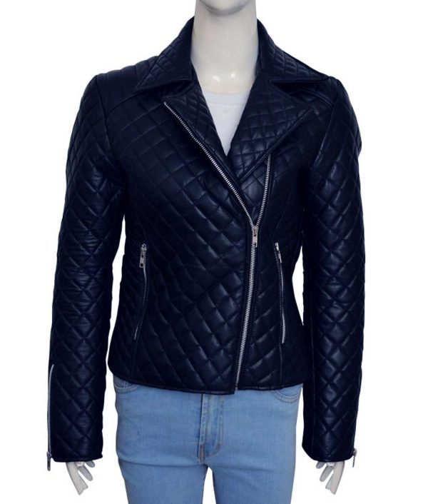 Vampire Academy Zoey Deutch Black Leather Jacket