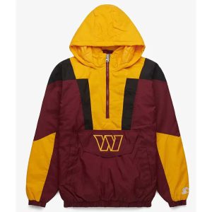 Washington Commanders Pullover Yellow Jacket