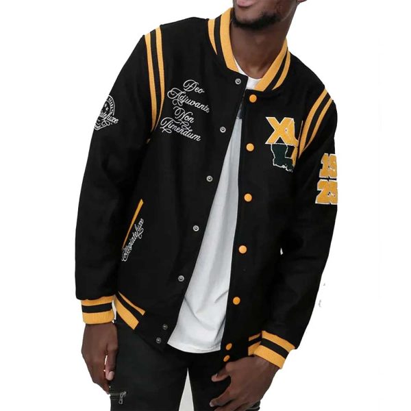 Xavier University Black Varsity Wool Jacket