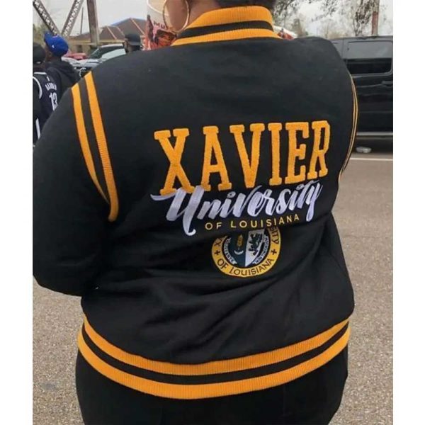 Xavier University of Louisiana Wool Black Varsity Jacket