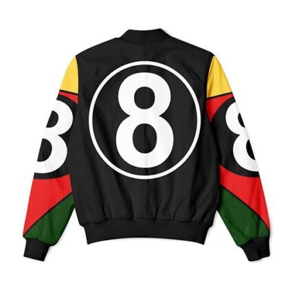 8 Ball 90s Black Polyester Jacket