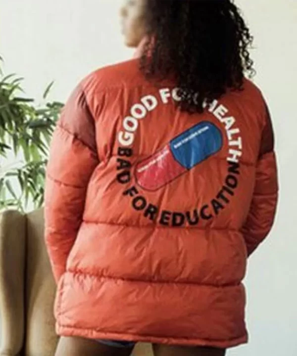 Akira Good For Health Bad For Education Puffer Jacket