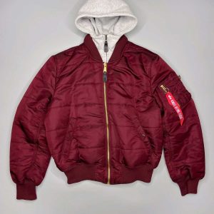 Alpha Industries Dark Red Bomber jacket