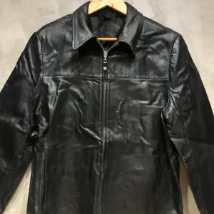 Balenciaga Black Leather Jacket