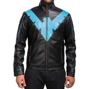 Batman NightWing Dick Grayson Leather Jacket