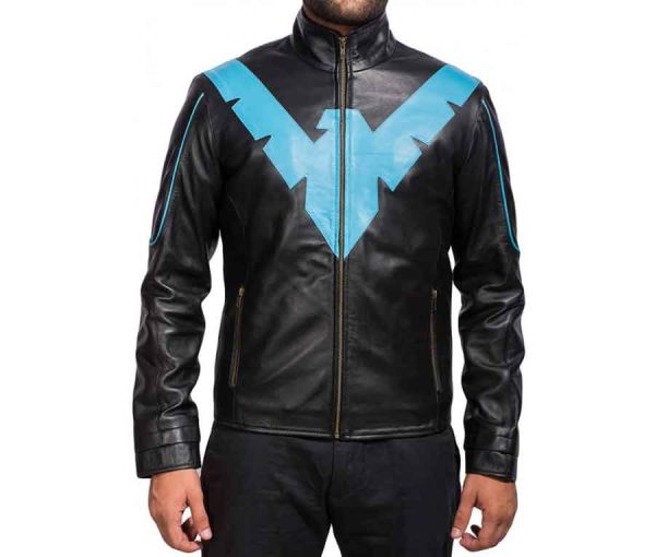 Batman NightWing Dick Grayson Leather Jacket